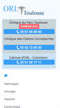 Mobile Screenshot of orl-toulouse.pro